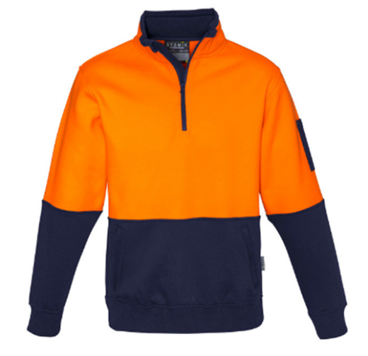 Picture of Syzmik Unisex Hi Vis Half Zip Pullover